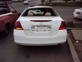 2007 HONDA ACCORD SE, 2.4L AUTO SDN, COLOR WHITE, STK A15182